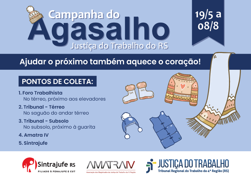 Card da Campanha do Agasalho 2025.